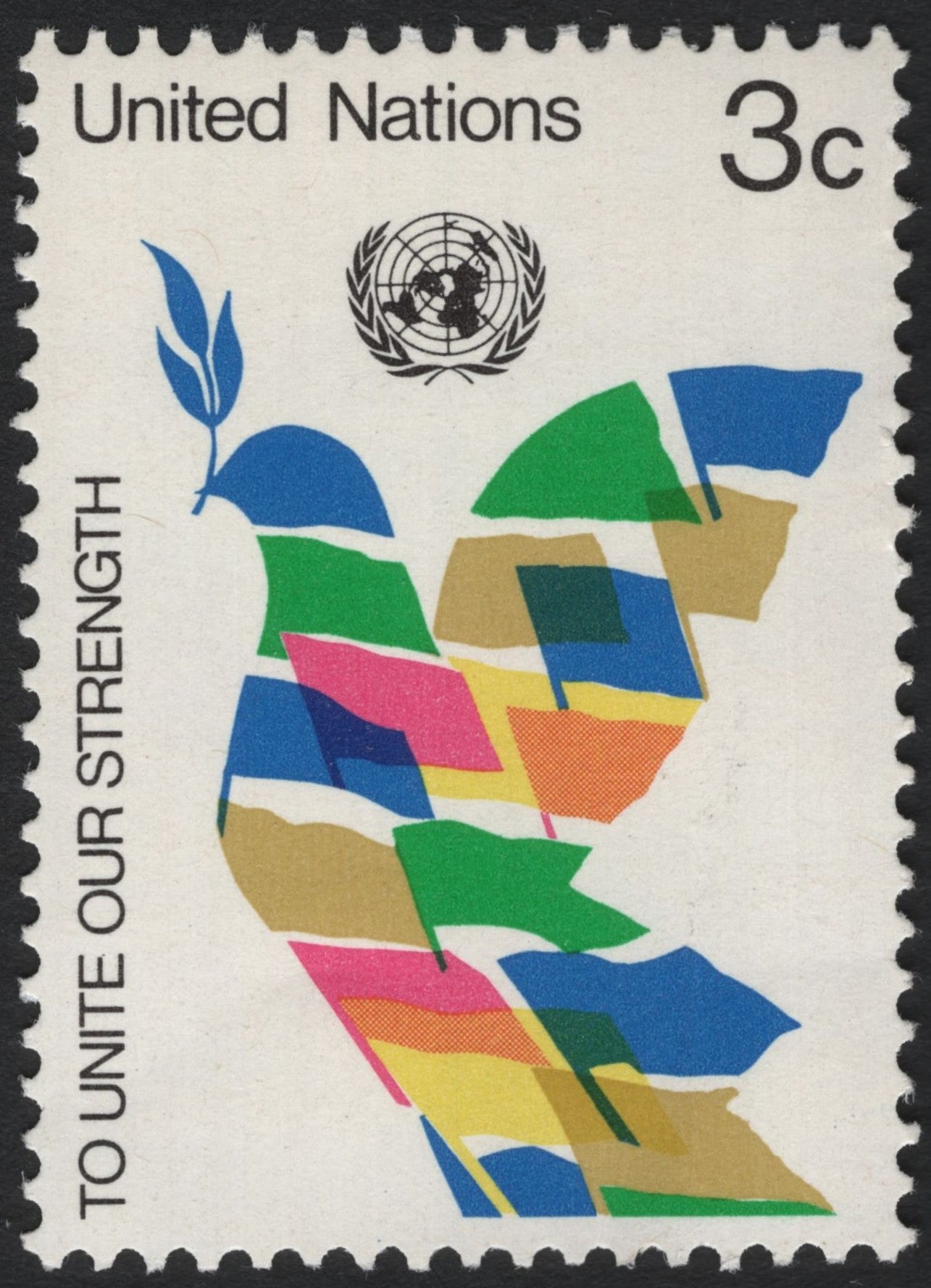 SCG6950 - United Nations 1963 “To Unite Our Strength” (3¢)