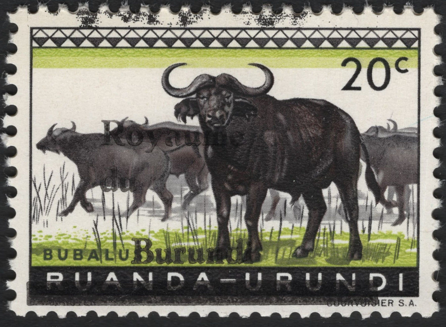SCG7062 - Burundi (Overprint on Ruanda-Urundi), ca. 1962