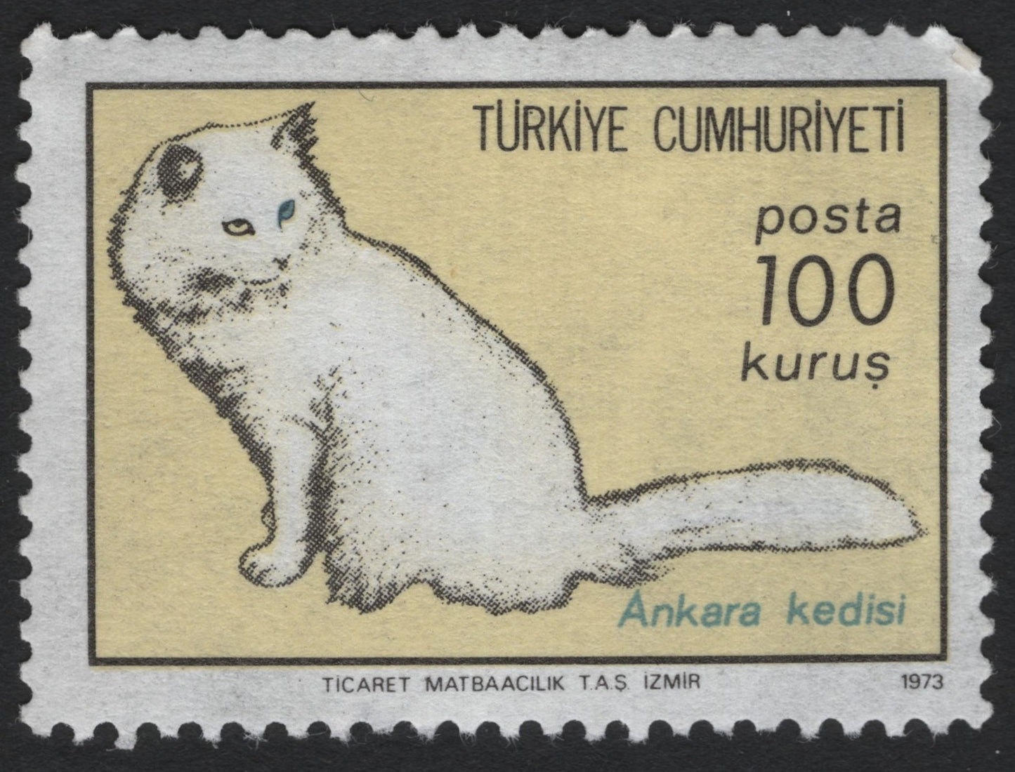 SCG7107 - Turkey 1973 – Ankara Cat (Ankara Kedisi)