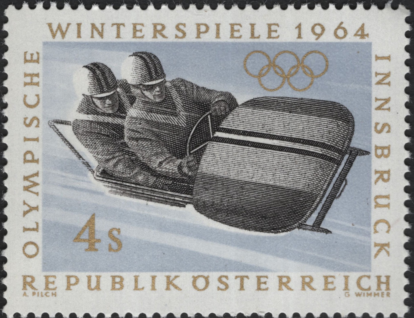 SCG7112 - Austria 1964 – Innsbruck Winter Olympics (Bobsleigh Event)