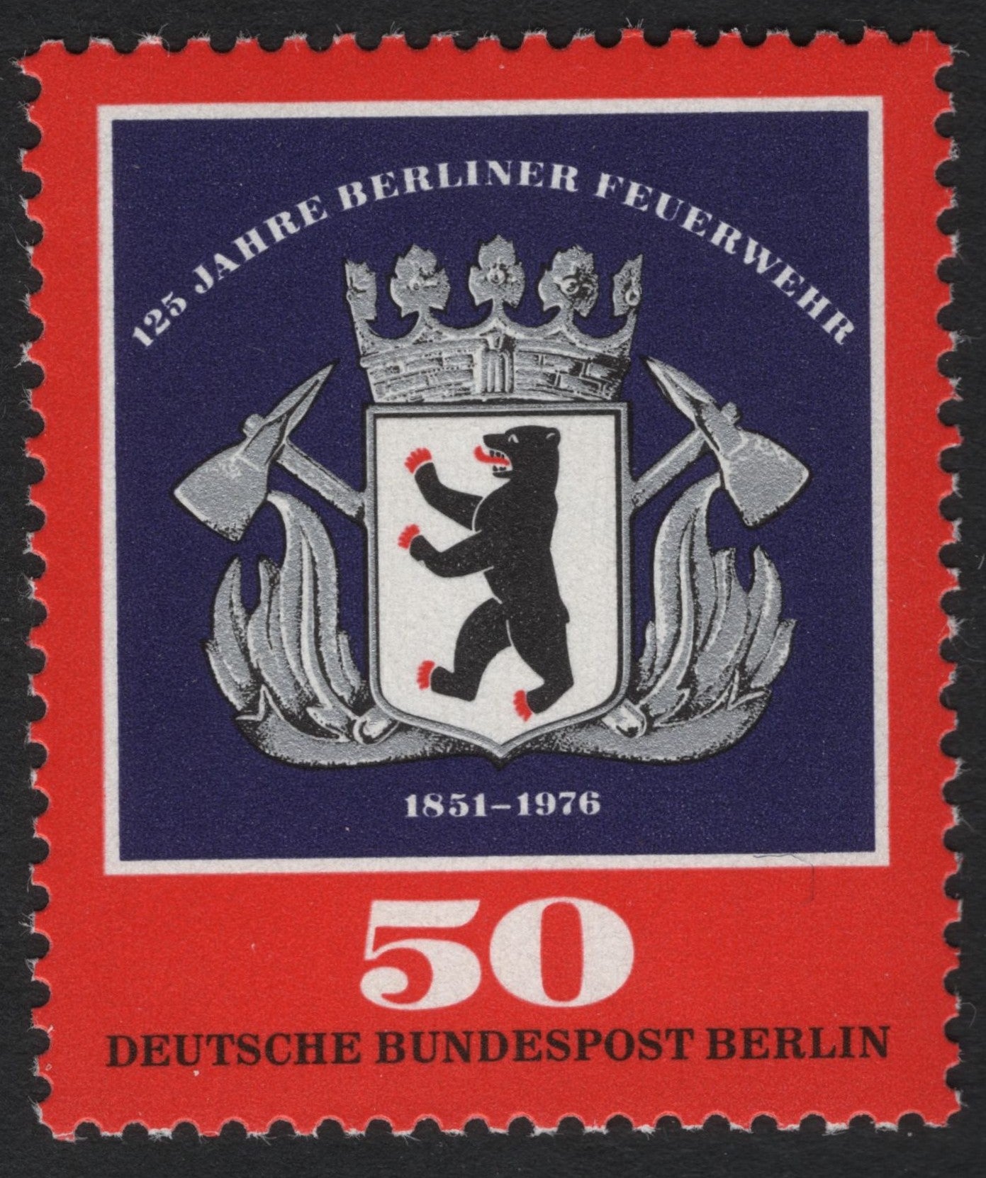 SCG7096 - Germany (Berlin) 1976 – 125 Years of the Berlin Fire Brigade