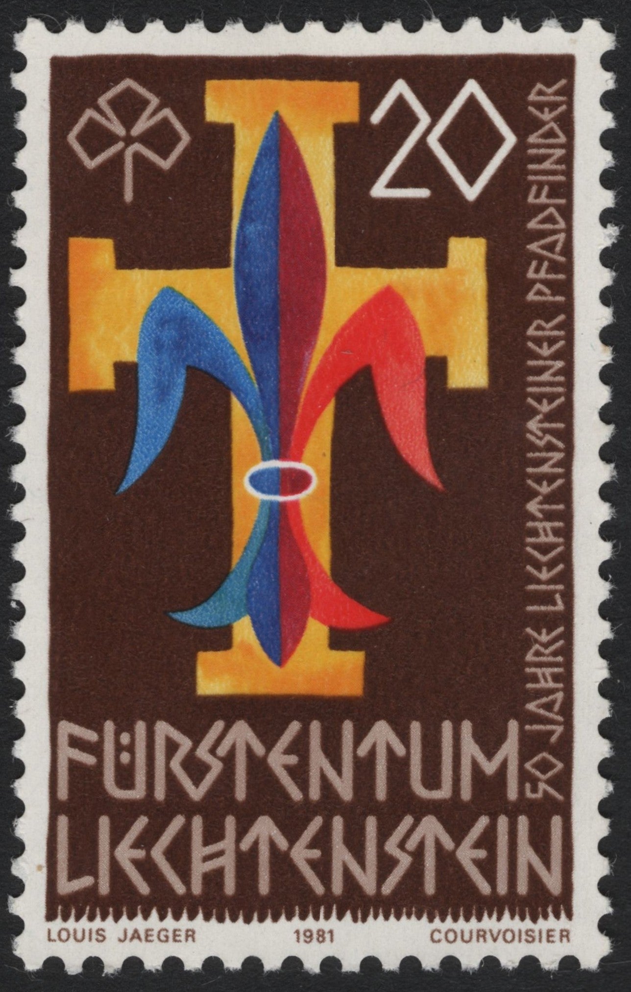 SCG6924 - Liechtenstein 1981 “50 Years of Liechtenstein Scouts”
