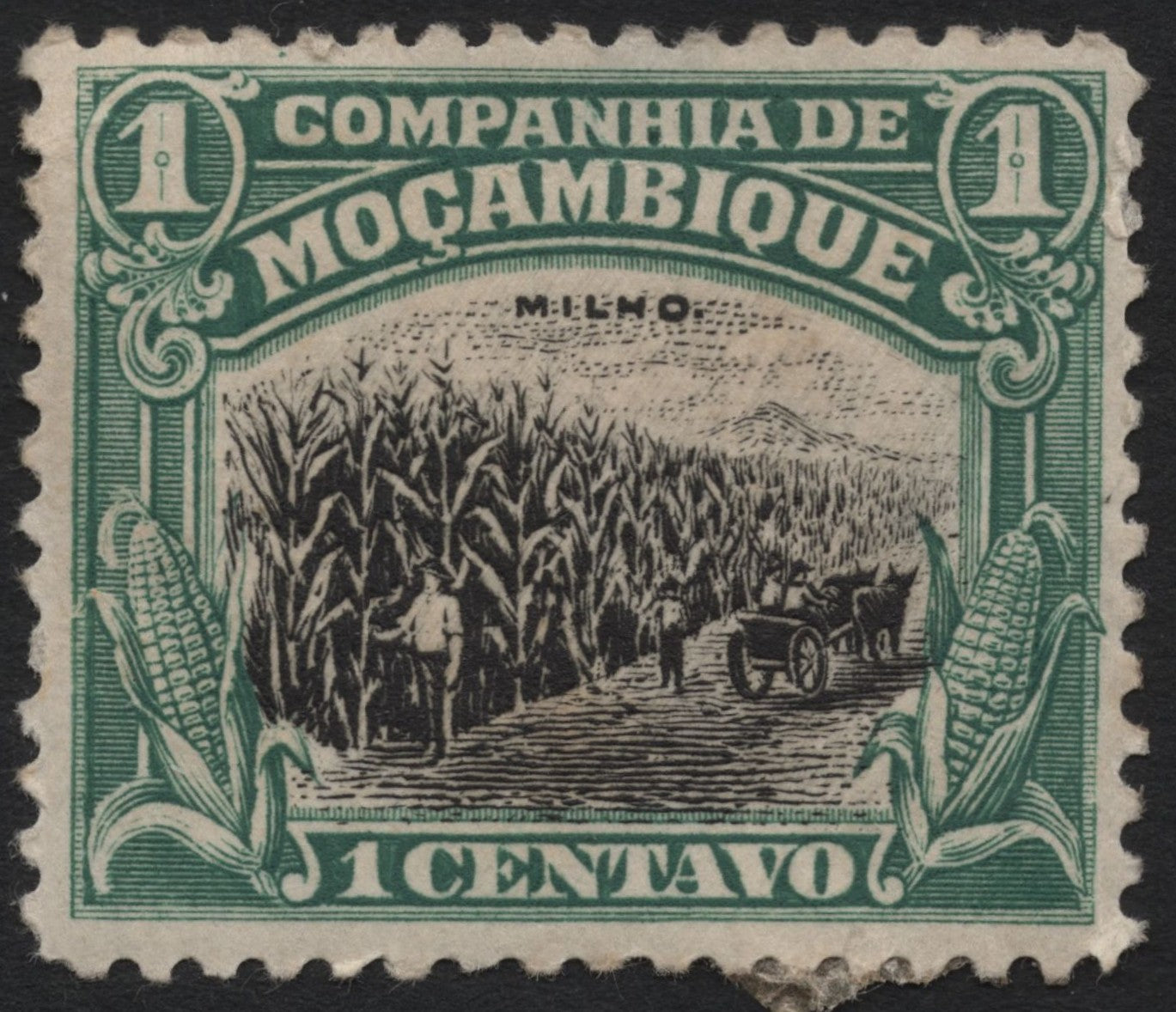 SCG7282 - Companhia de Moçambique – Maize Harvest (1 Centavo, Early 1900s)
