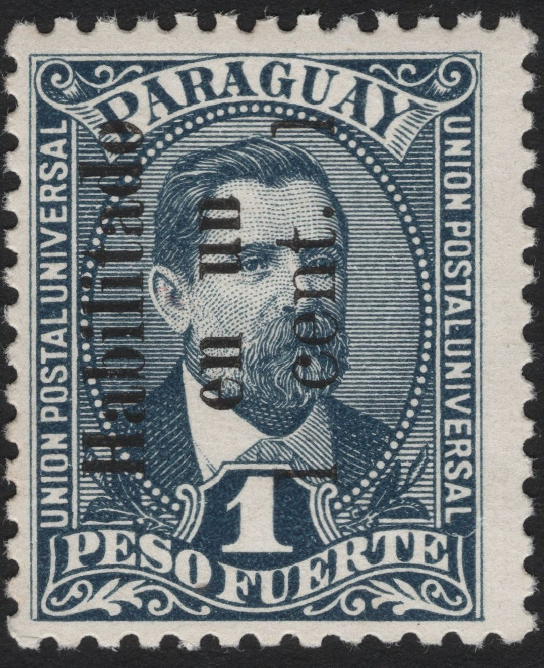 SCG7325 - Paraguay 1 Peso Fuerte “Habilitado 1903” Overprint – UPU Issue