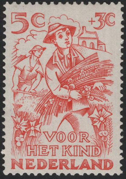 SCG7446 - Netherlands “Voor Het Kind” Semi-Postal Set – 1951