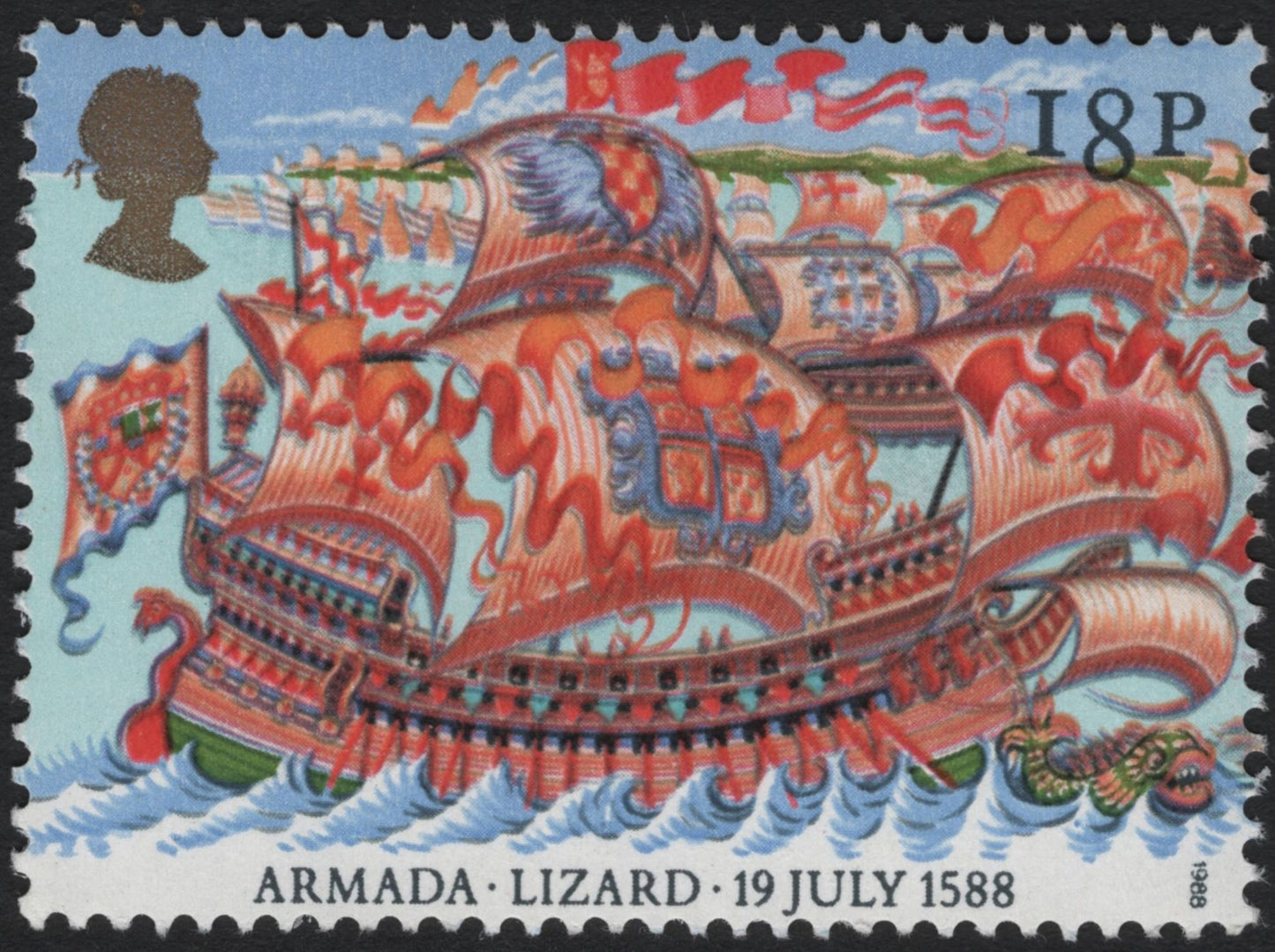 SCG7447 - Great Britain – Spanish Armada 400th Anniversary (1988)
