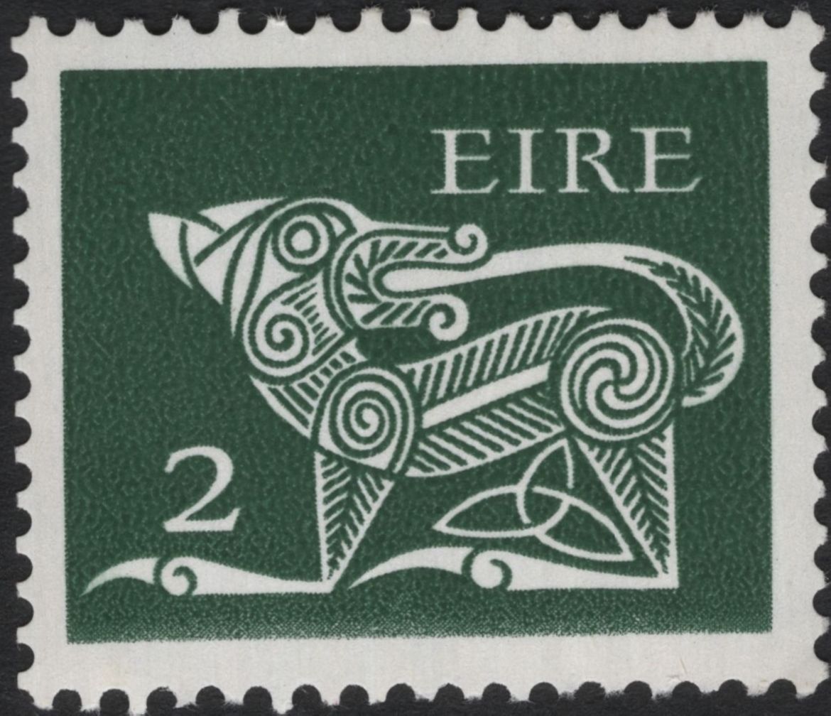 SCG7448 - Ireland – Celtic Dog Definitive Stamps (1971 Issue)
