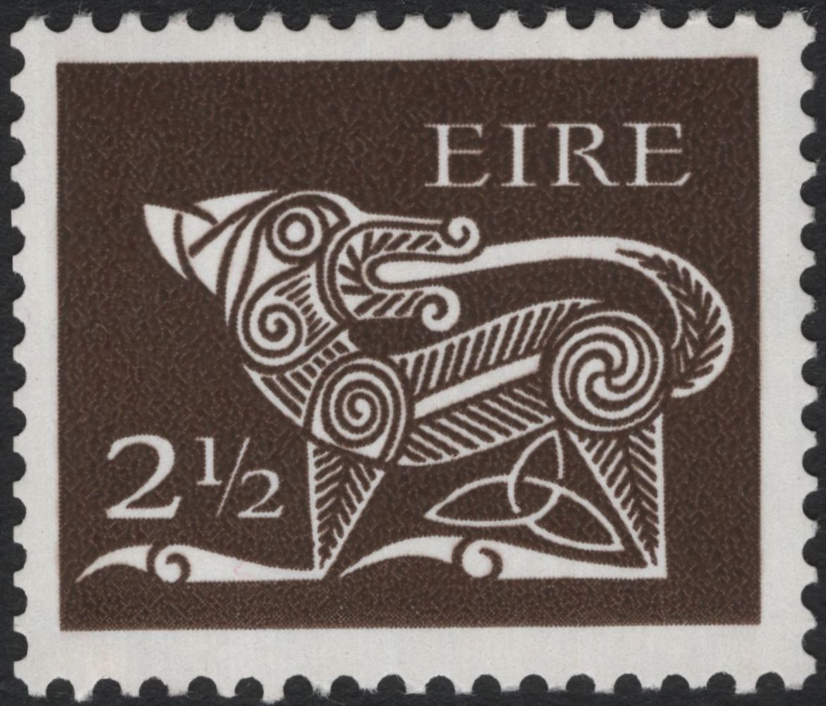 SCG7448 - Ireland – Celtic Dog Definitive Stamps (1971 Issue)