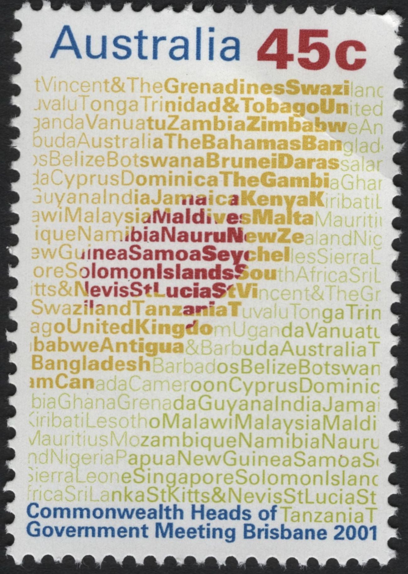 SCG7445 - Australia – 2001 Commonwealth Conferences (Set of 2)