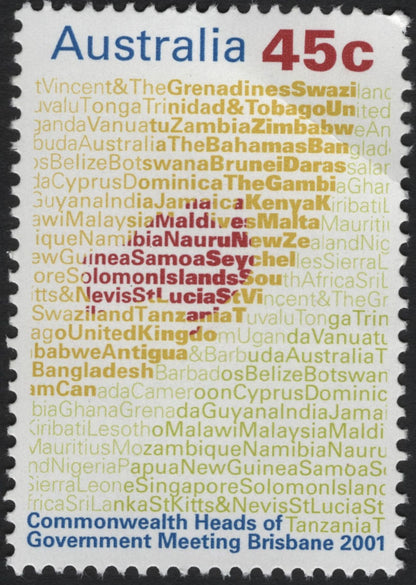 SCG7445 - Australia – 2001 Commonwealth Conferences (Set of 2)