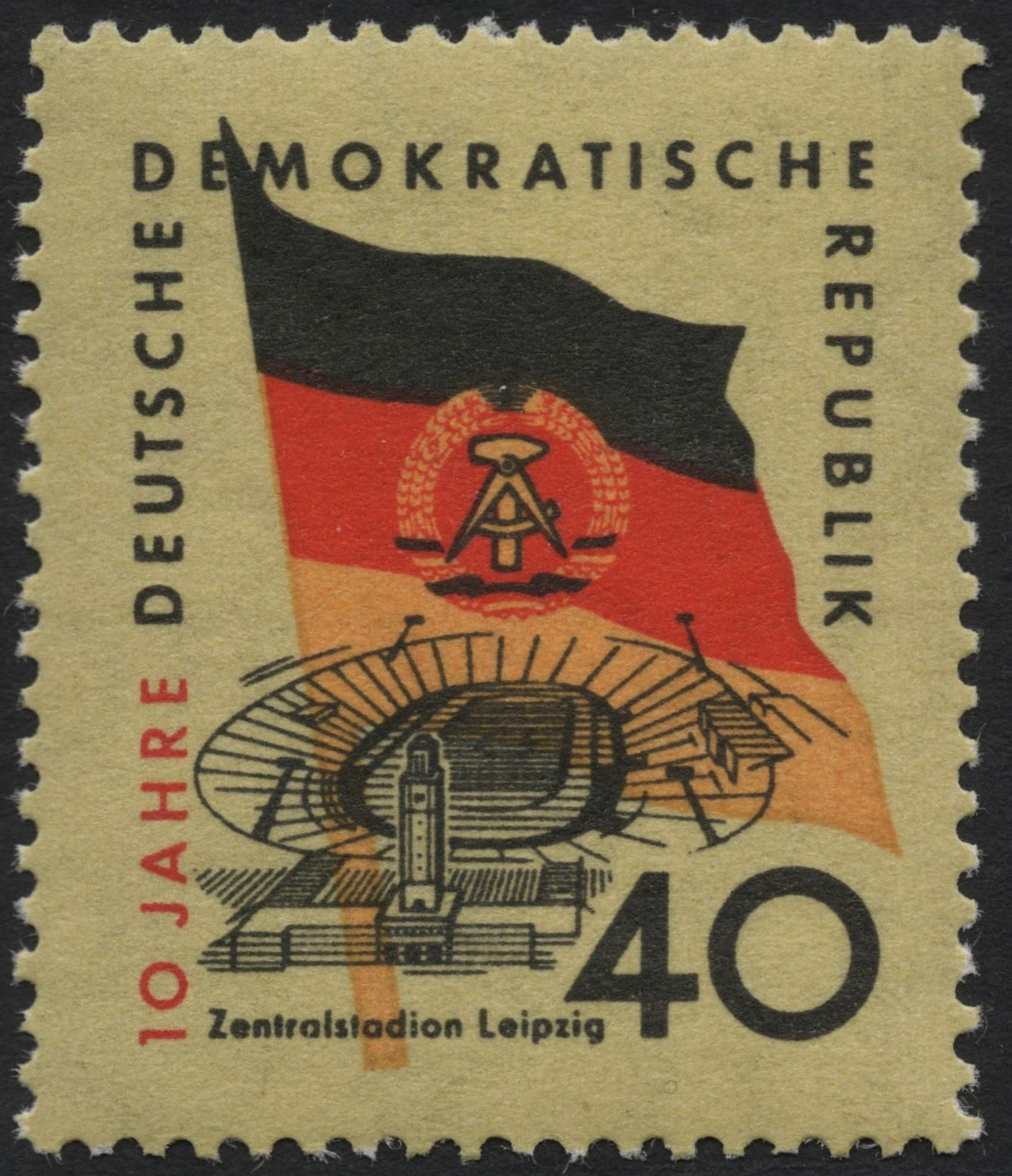 SCG7947 - East Germany 1959 – 10th Anniversary of the German Democratic Republic