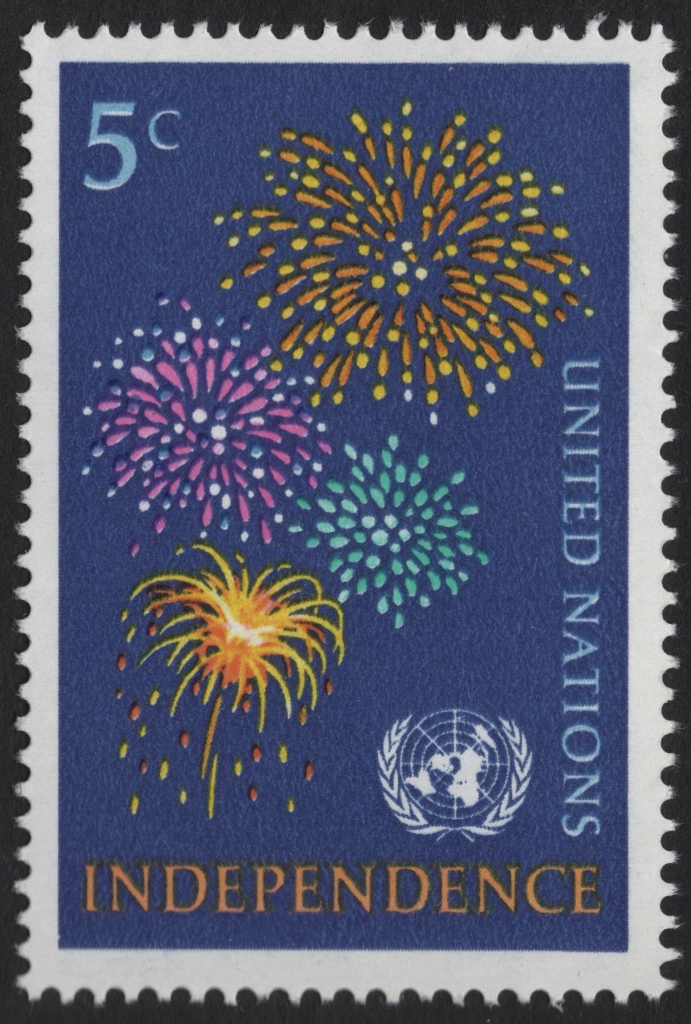 SCG7677 - United Nations 5¢ “Independence” Commemorative Stamp
