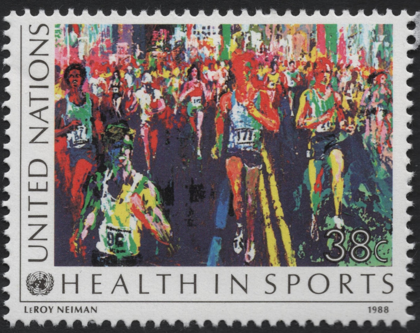 SCG7660 - United Nations 1988 – Health in Sports (Leroy Neiman)