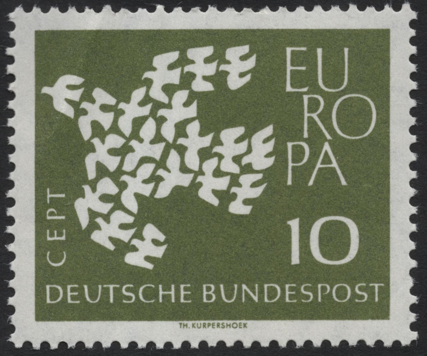 SCG7666 - Germany 1960 – Europa CEPT “Doves of Peace”