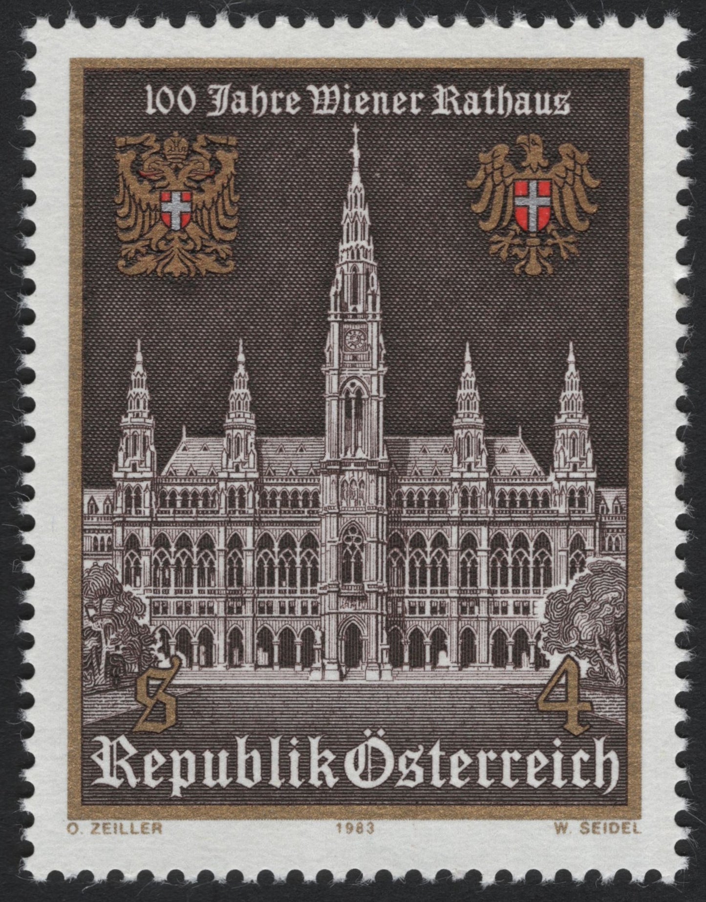 SCG7715 - Austria 1983 – 100 Years of the Vienna City Hall (Wiener Rathaus Centennial)
