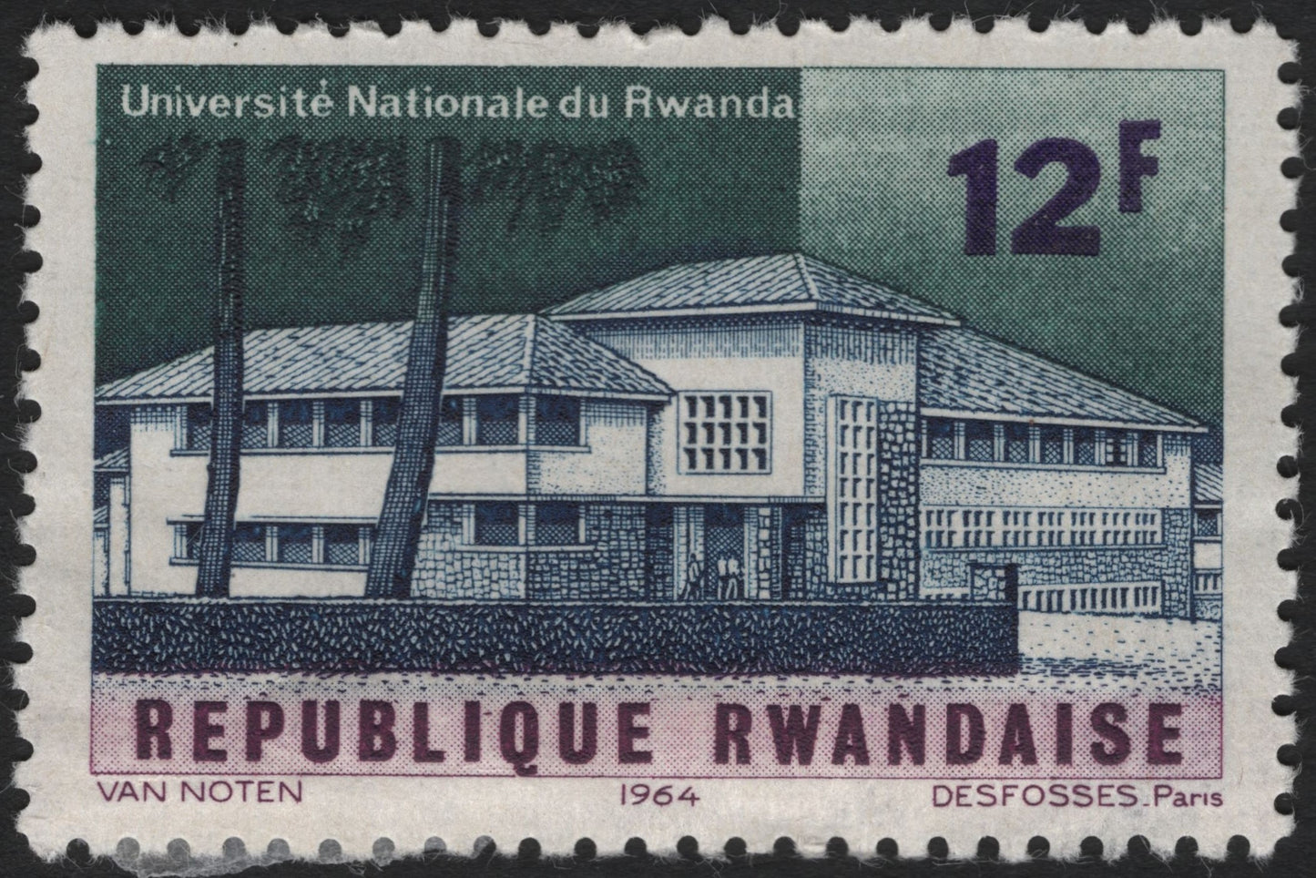 SCG7772 - Rwanda 1964 – Université Nationale du Rwanda