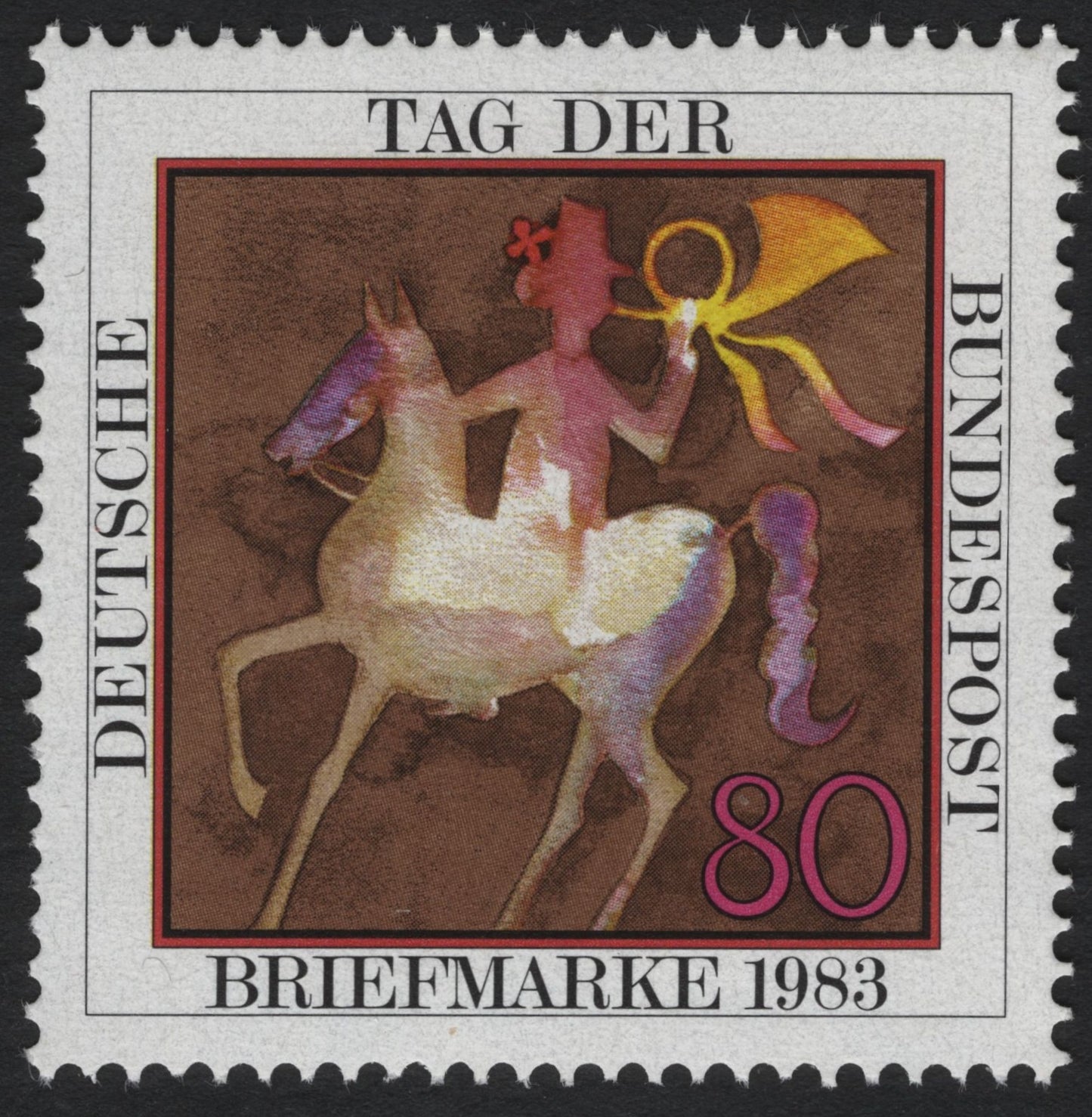SCG7859 - Germany 1983 – Stamp Day “Post Rider”