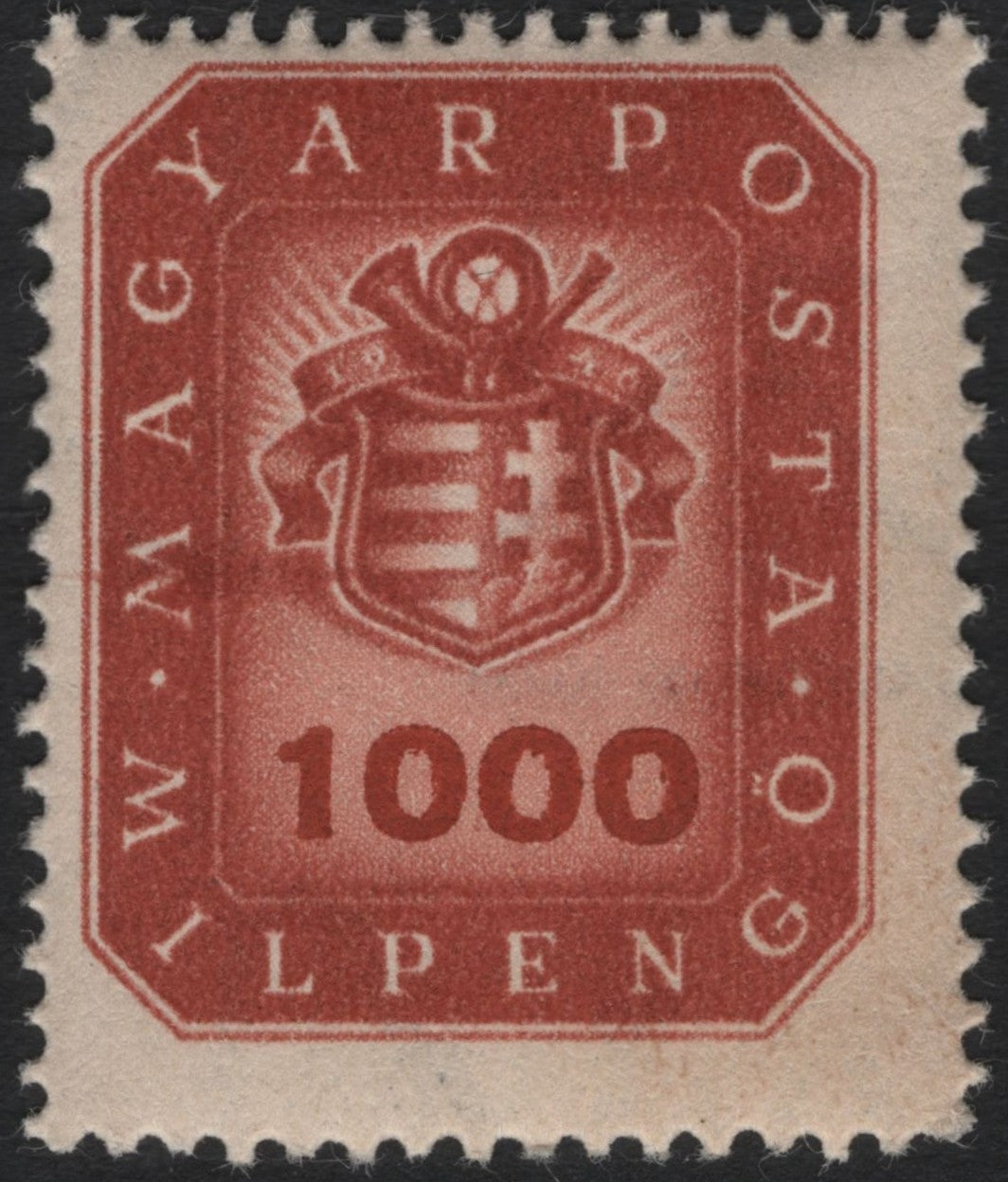 SCG7861 - Hungary 1946 – 1000 Milpengő Coat of Arms Definitive