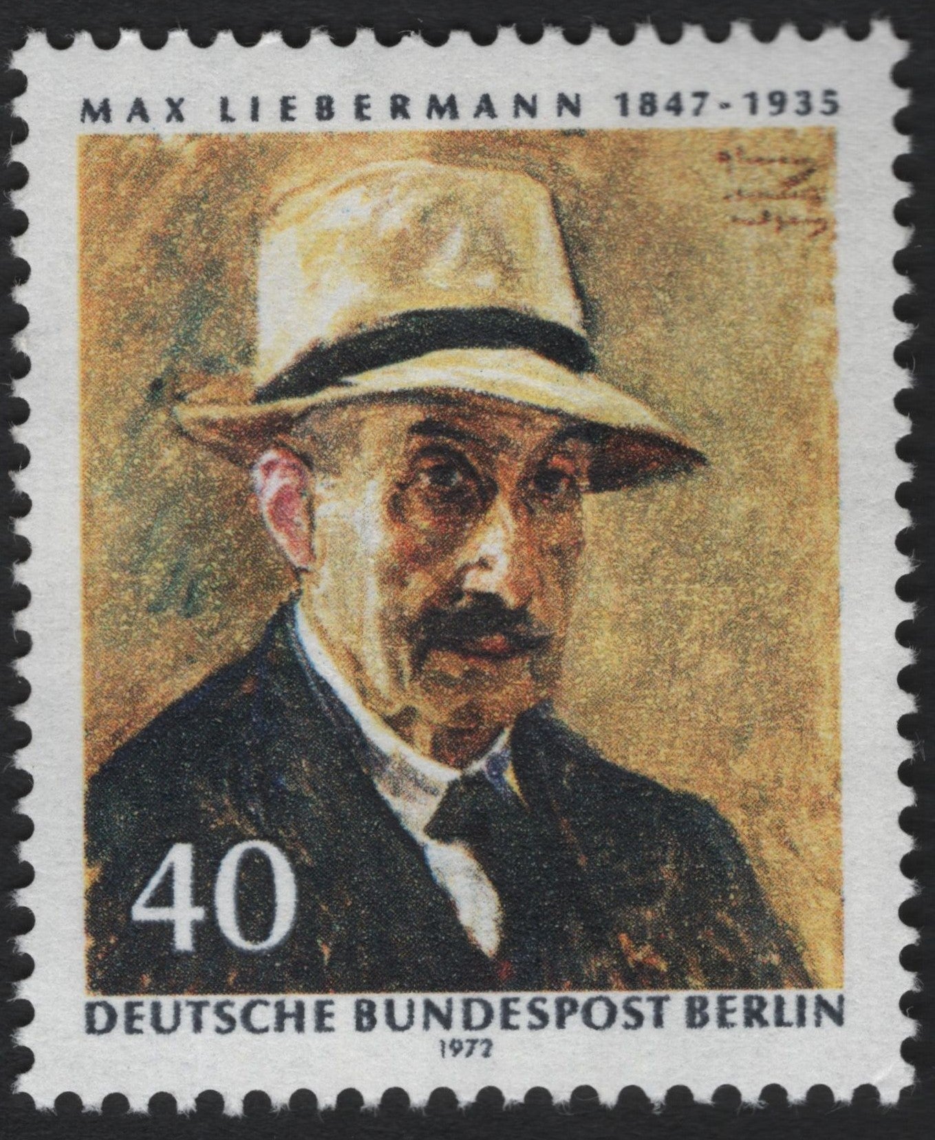 SCG7863 - Germany (Berlin) 1972 – Max Liebermann Centenary Stamp