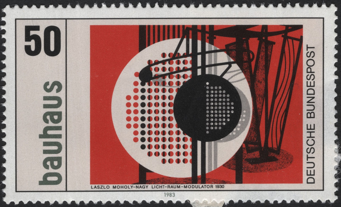 SCG7889 - Germany 1983 – Bauhaus: Laszlo Moholy-Nagy “Light-Space Modulator”
