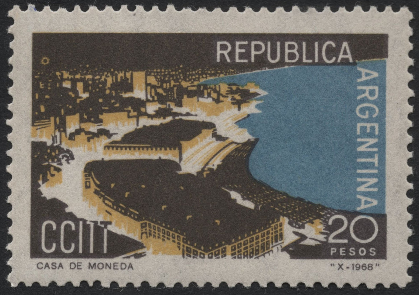SCG7896 - Argentina 1968 – CCITT Conference, Mar del Plata