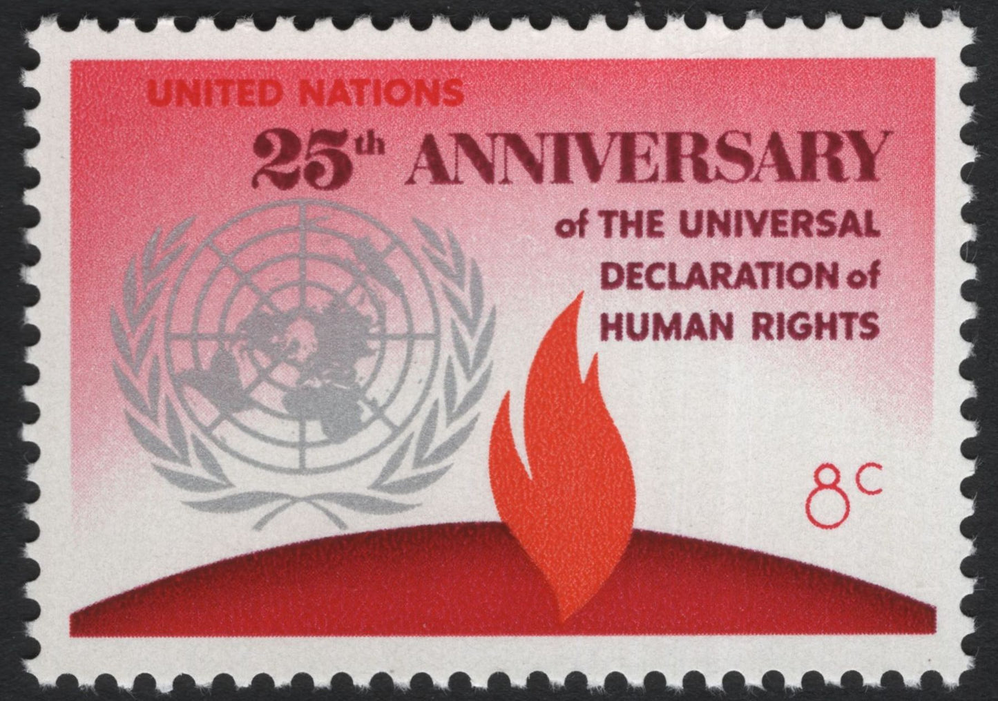 SCG8063 - United Nations 1973 – 25th Anniversary of the Universal Declaration of Human Rights