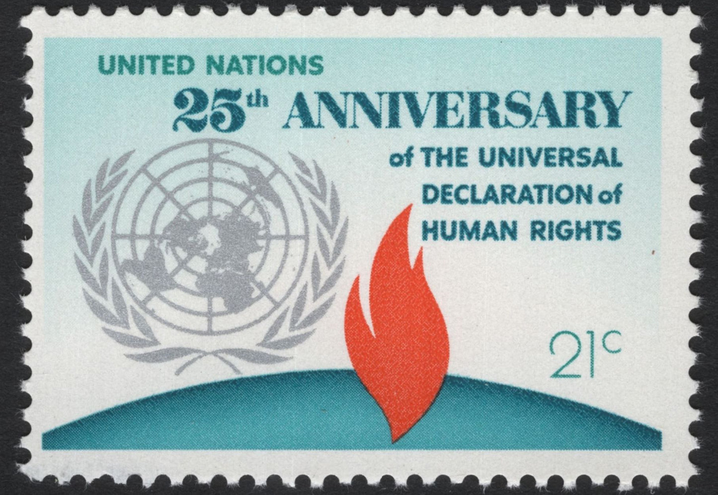 SCG8063 - United Nations 1973 – 25th Anniversary of the Universal Declaration of Human Rights