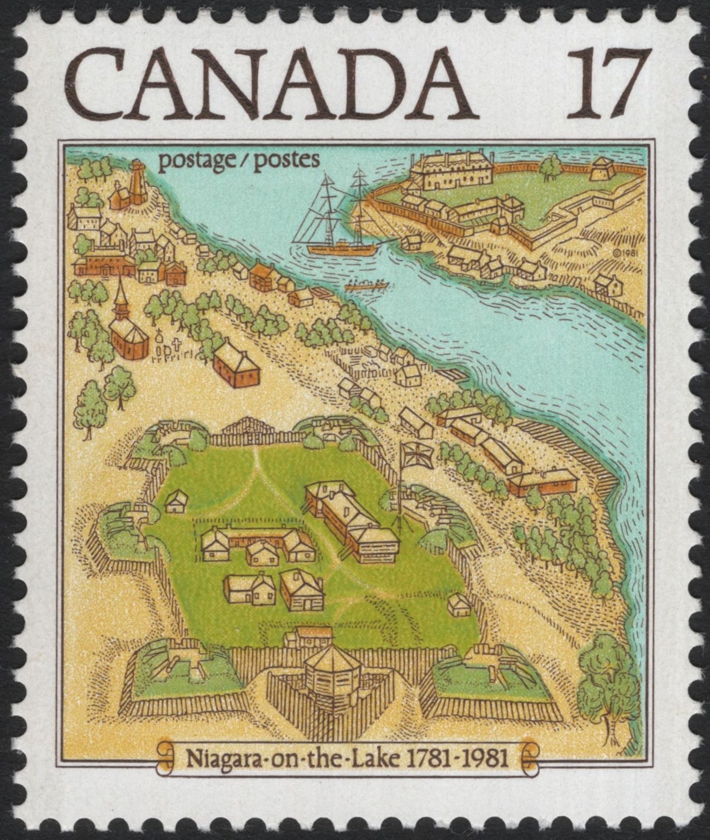 SCG8071 - Canada 1981 – Niagara-on-the-Lake Bicentennial & Acadian Heritage