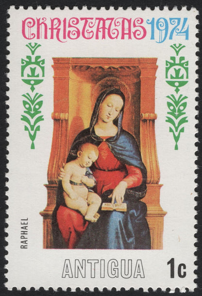 SCG8068 - Antigua 1974 Christmas – Renaissance Madonnas Set
