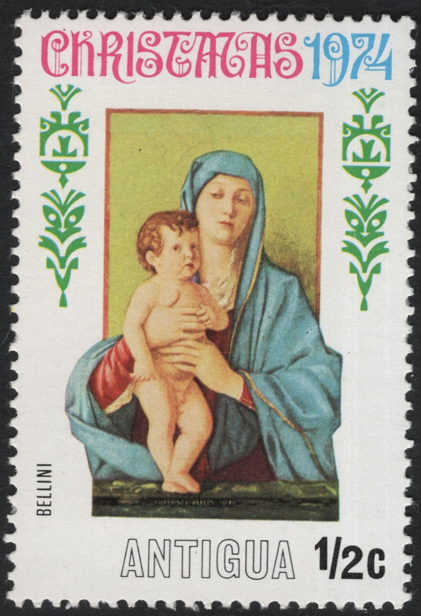 SCG8068 - Antigua 1974 Christmas – Renaissance Madonnas Set