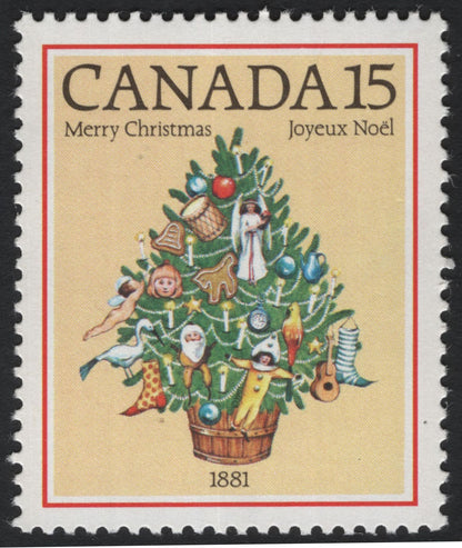 SCG6069 - Canada 1981 Christmas Trees — Centennial Design Pair