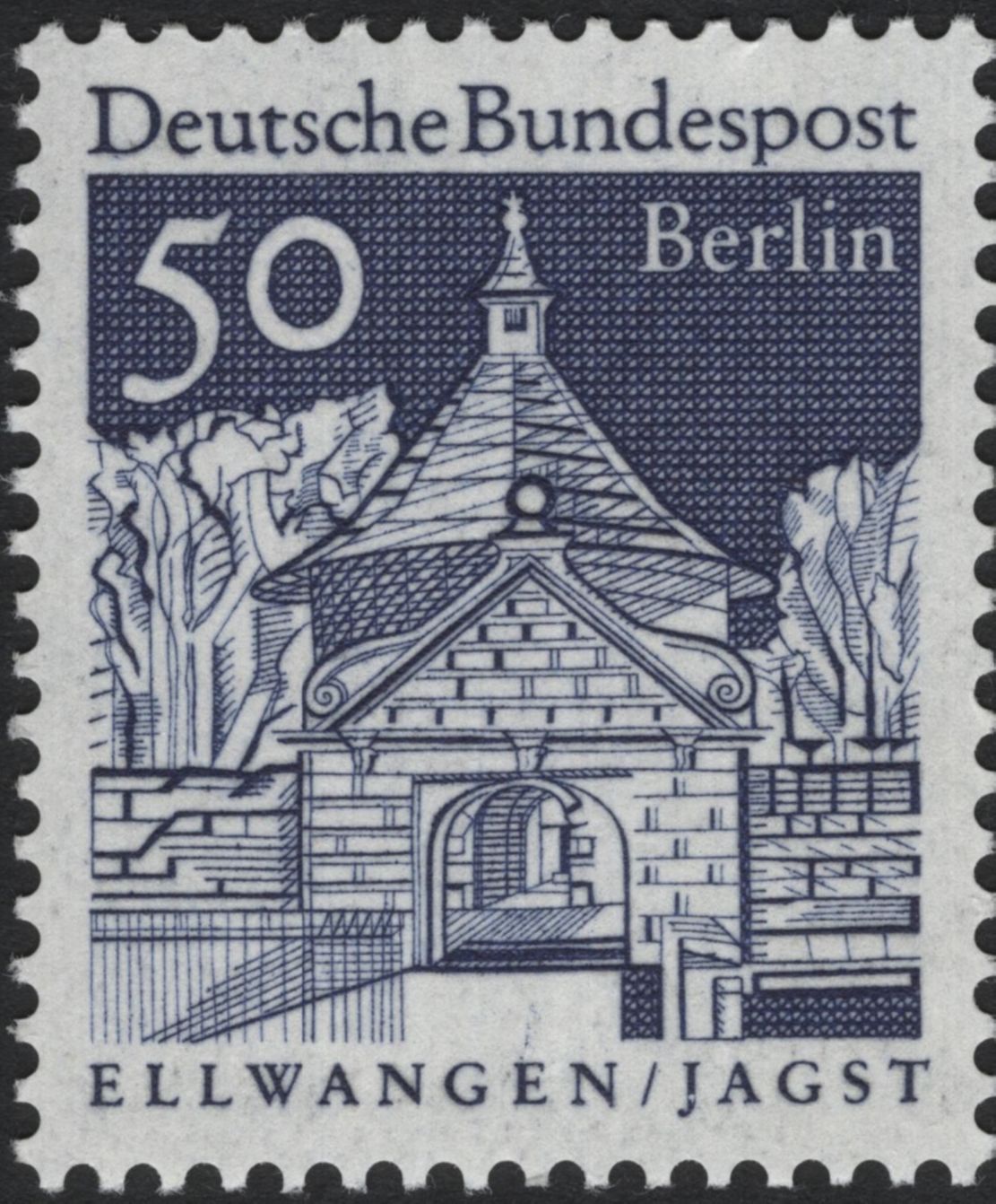 SCG8077 - Berlin Landmarks Definitive Series – Architectural Heritage of Germany (1960s Issues)