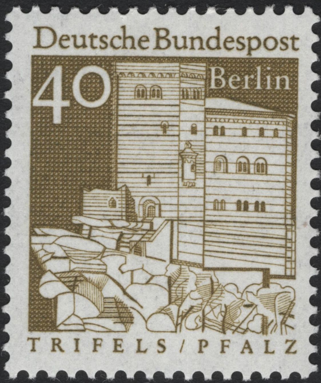 SCG8077 - Berlin Landmarks Definitive Series – Architectural Heritage of Germany (1960s Issues)