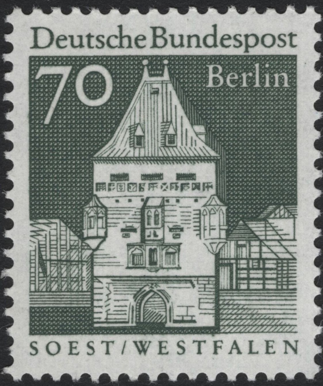 SCG8077 - Berlin Landmarks Definitive Series – Architectural Heritage of Germany (1960s Issues)