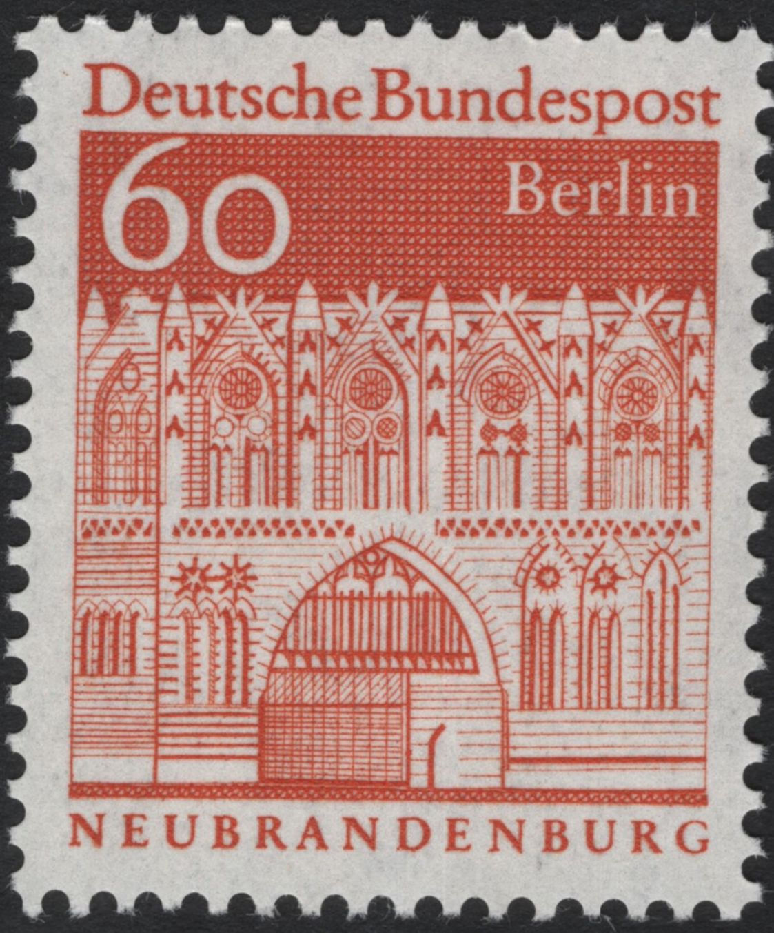 SCG8077 - Berlin Landmarks Definitive Series – Architectural Heritage of Germany (1960s Issues)