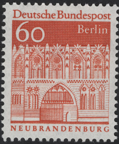 SCG8077 - Berlin Landmarks Definitive Series – Architectural Heritage of Germany (1960s Issues)