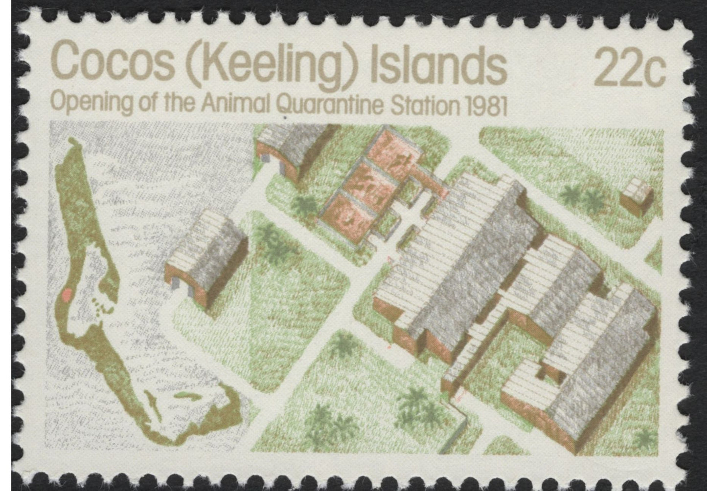 SCG8078 - Cocos (Keeling) Islands – Opening of the Animal Quarantine Station (1981)