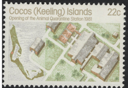 SCG8078 - Cocos (Keeling) Islands – Opening of the Animal Quarantine Station (1981)