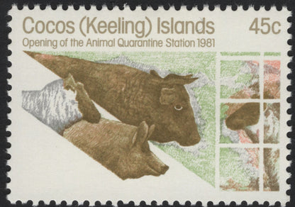 SCG8078 - Cocos (Keeling) Islands – Opening of the Animal Quarantine Station (1981)