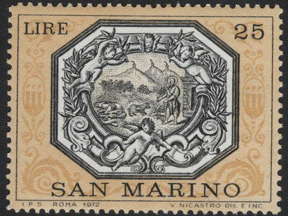 SCG8079 - San Marino 1972 – Allegorical Scenes Definitive Series