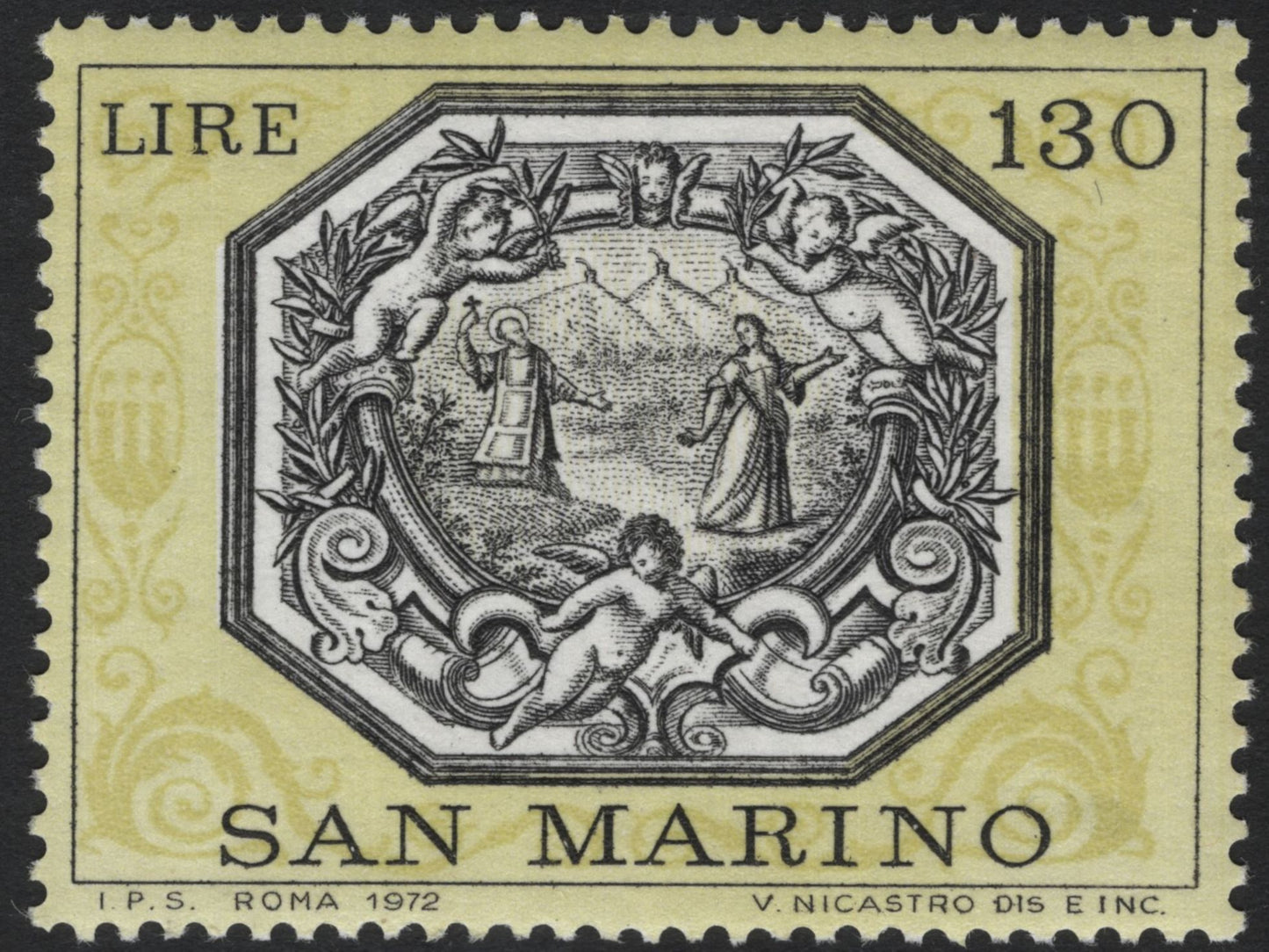 SCG8079 - San Marino 1972 – Allegorical Scenes Definitive Series