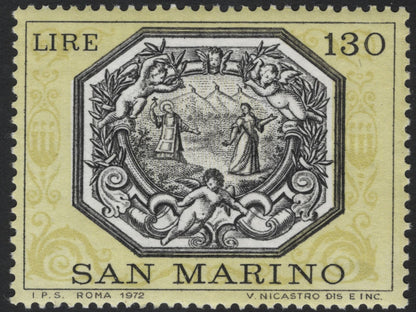 SCG8079 - San Marino 1972 – Allegorical Scenes Definitive Series
