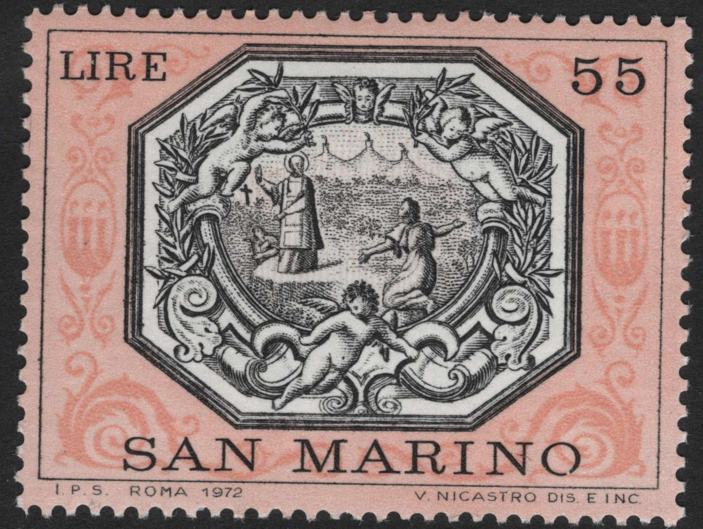 SCG8079 - San Marino 1972 – Allegorical Scenes Definitive Series
