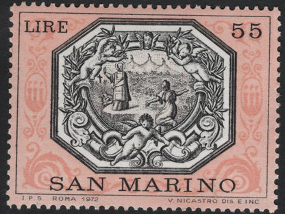 SCG8079 - San Marino 1972 – Allegorical Scenes Definitive Series