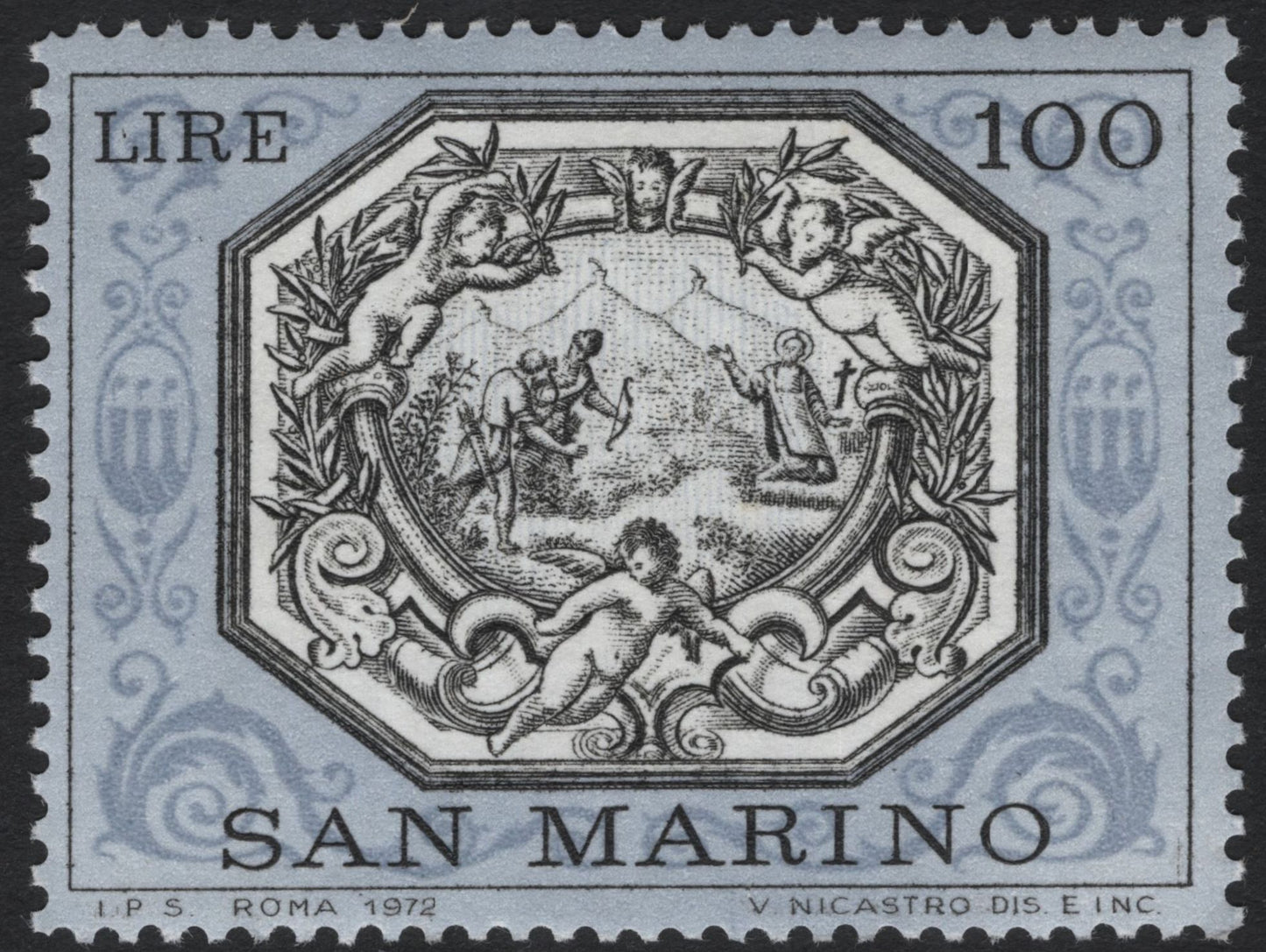 SCG8079 - San Marino 1972 – Allegorical Scenes Definitive Series