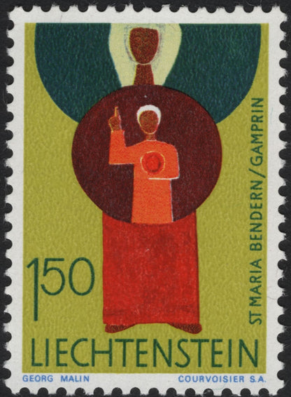 SCG8072 - Liechtenstein 1965 Saints of the Churches Series – St. Maria and St. Josef