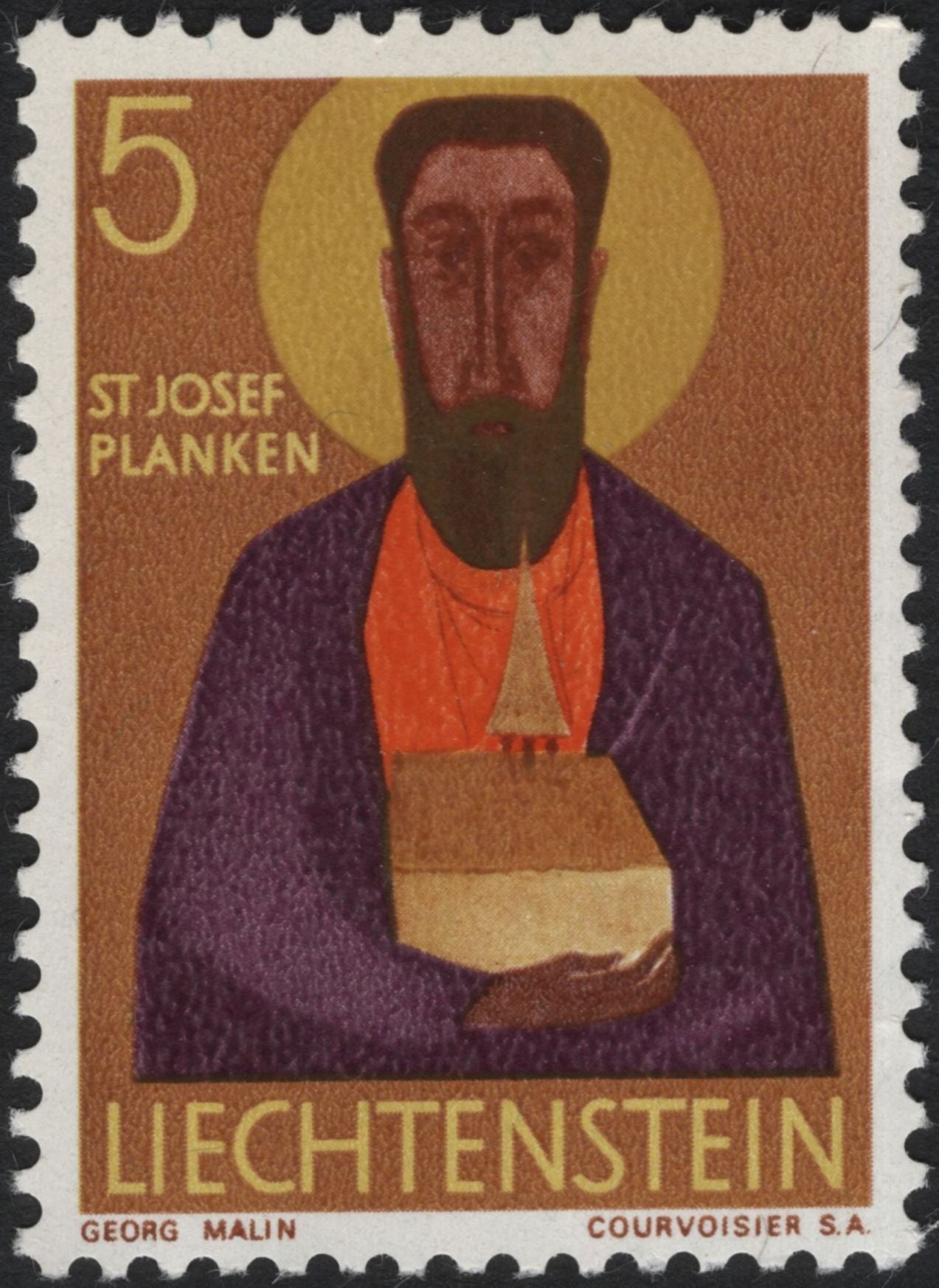 SCG8072 - Liechtenstein 1965 Saints of the Churches Series – St. Maria and St. Josef