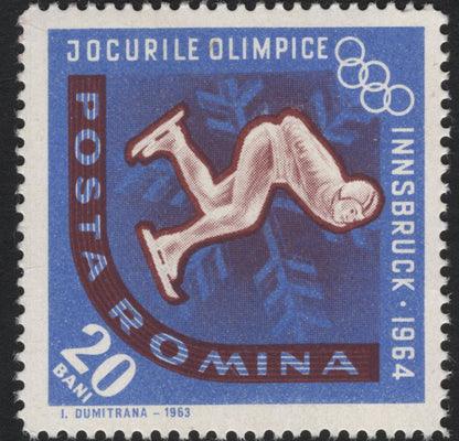 SCG8080 - Romania 1964 Winter Olympics – Innsbruck Games Commemorative Set