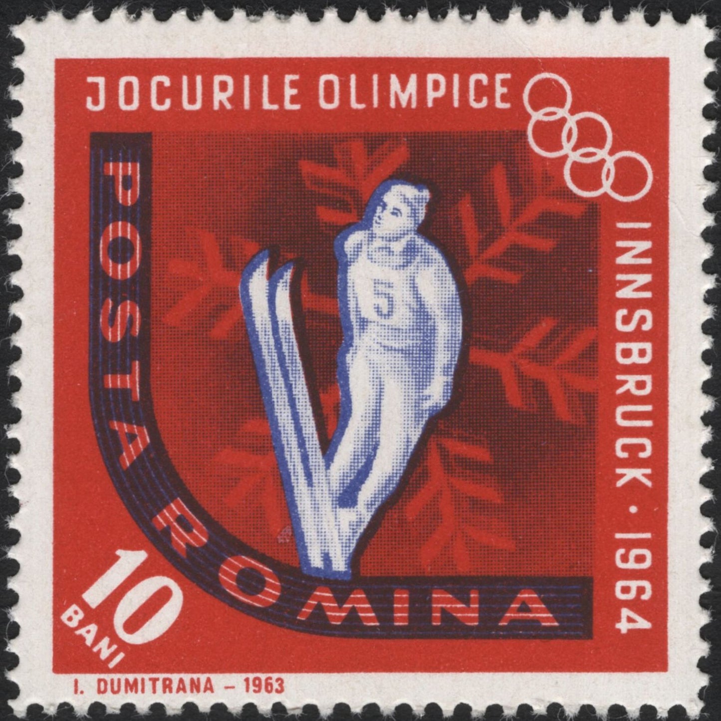 SCG8080 - Romania 1964 Winter Olympics – Innsbruck Games Commemorative Set