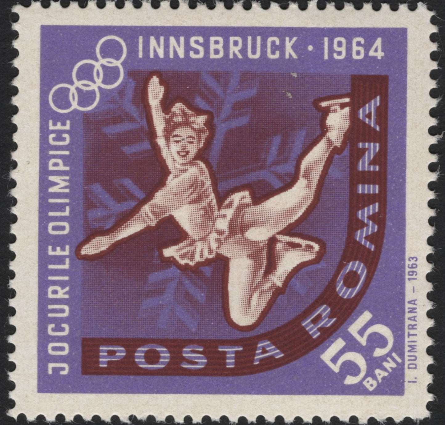 SCG8080 - Romania 1964 Winter Olympics – Innsbruck Games Commemorative Set